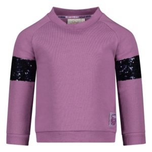 Sweatshirt Pailletten violet Jubel